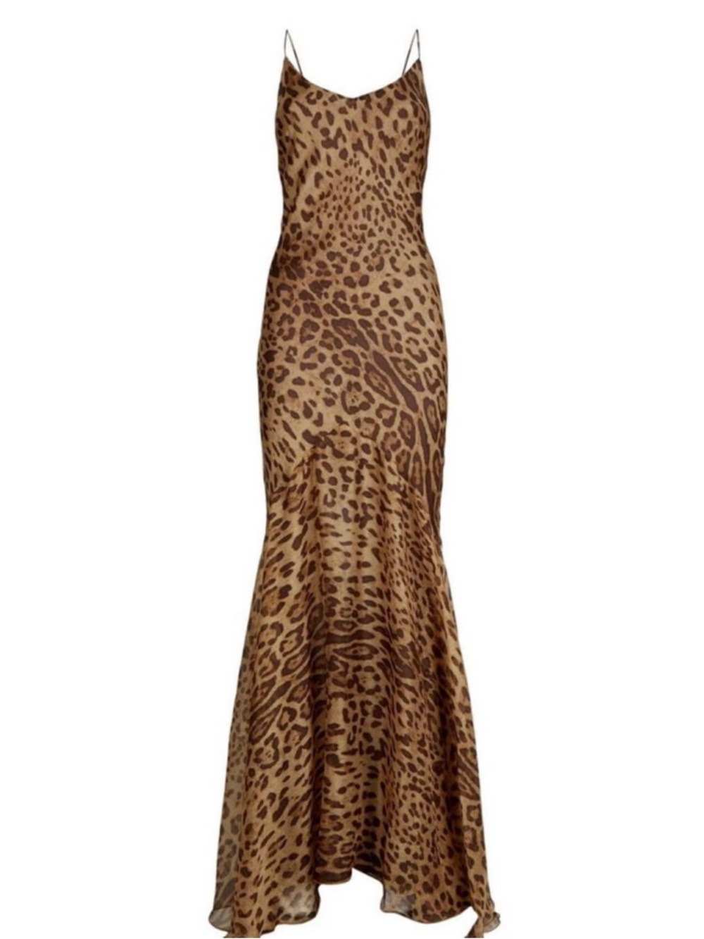 Rat & Boa Magdalena Leopard-Print Maxi Slip Dress - Size S - Picture 4 of 5